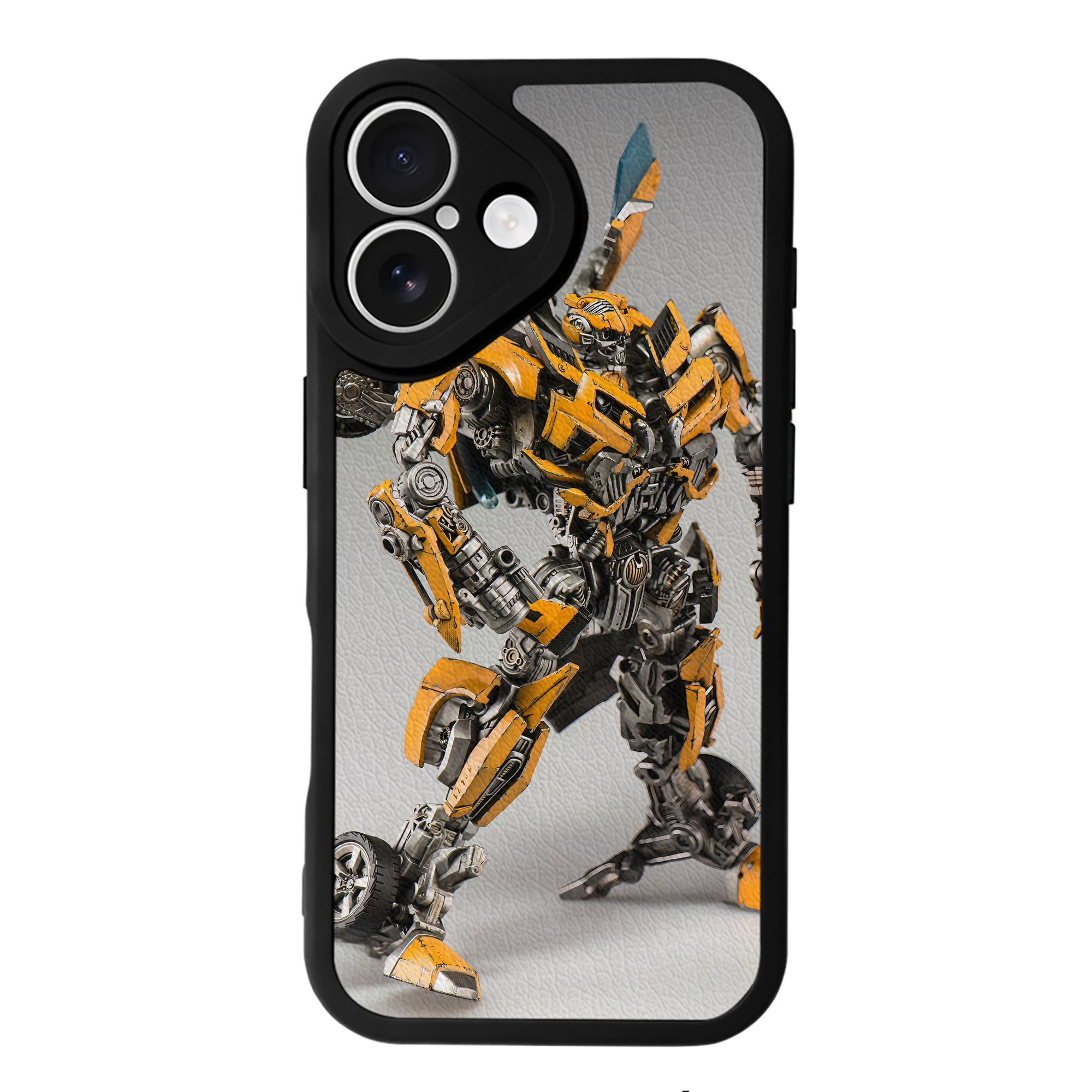 （画像用） Transformers トランスフォーマー 【iPhone 16シリーズ対応】シリコンスマホケース（レザー調） 材質：シリコン